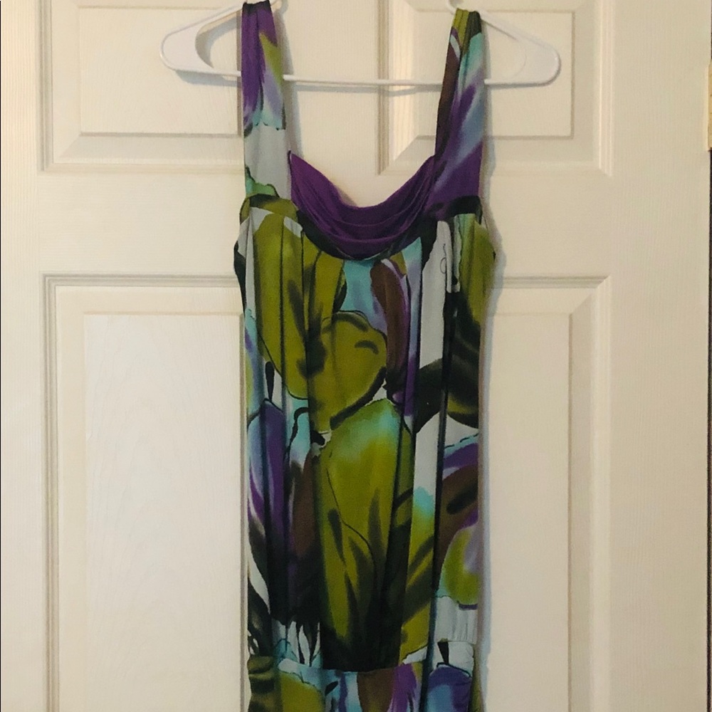 Baby phat multi color tank style dress